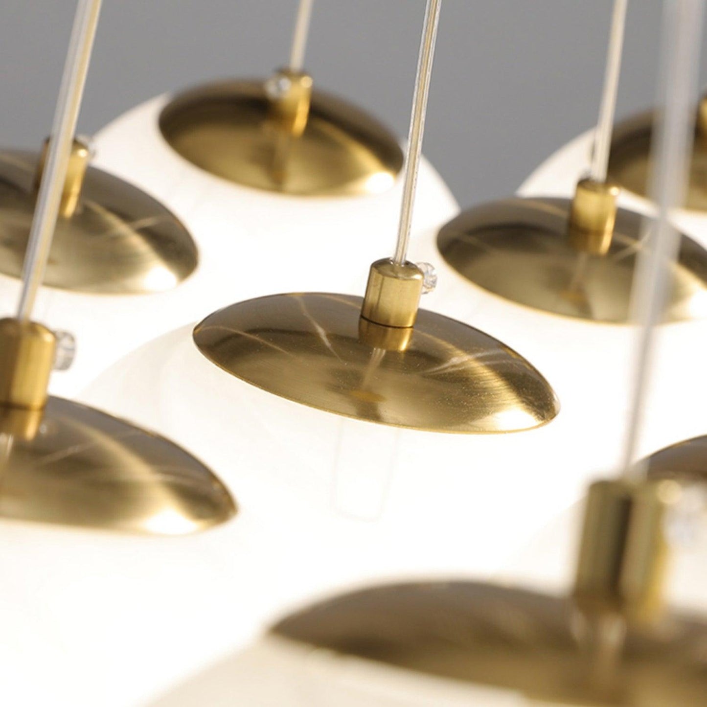 Feline Glazen Clusterkroonluchter