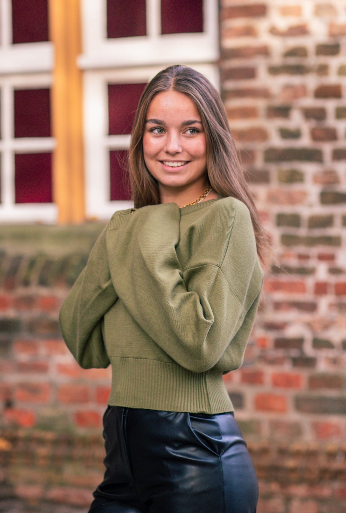 Felice | Green Sweater