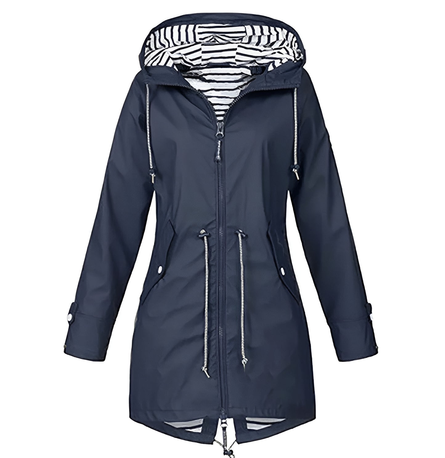 Qaia l Hip long raincoat for ladies