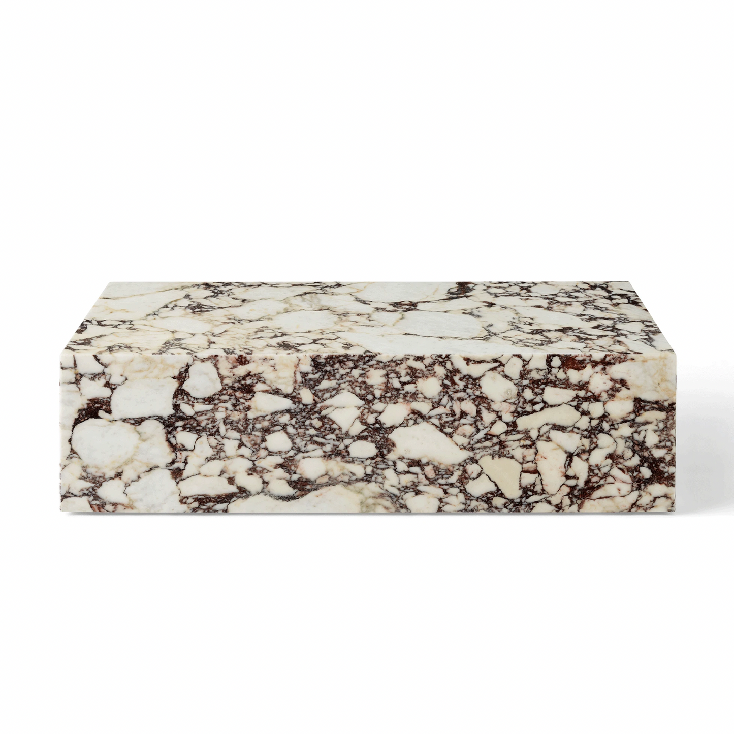 Salontafel van Calacatta Viola-marmer