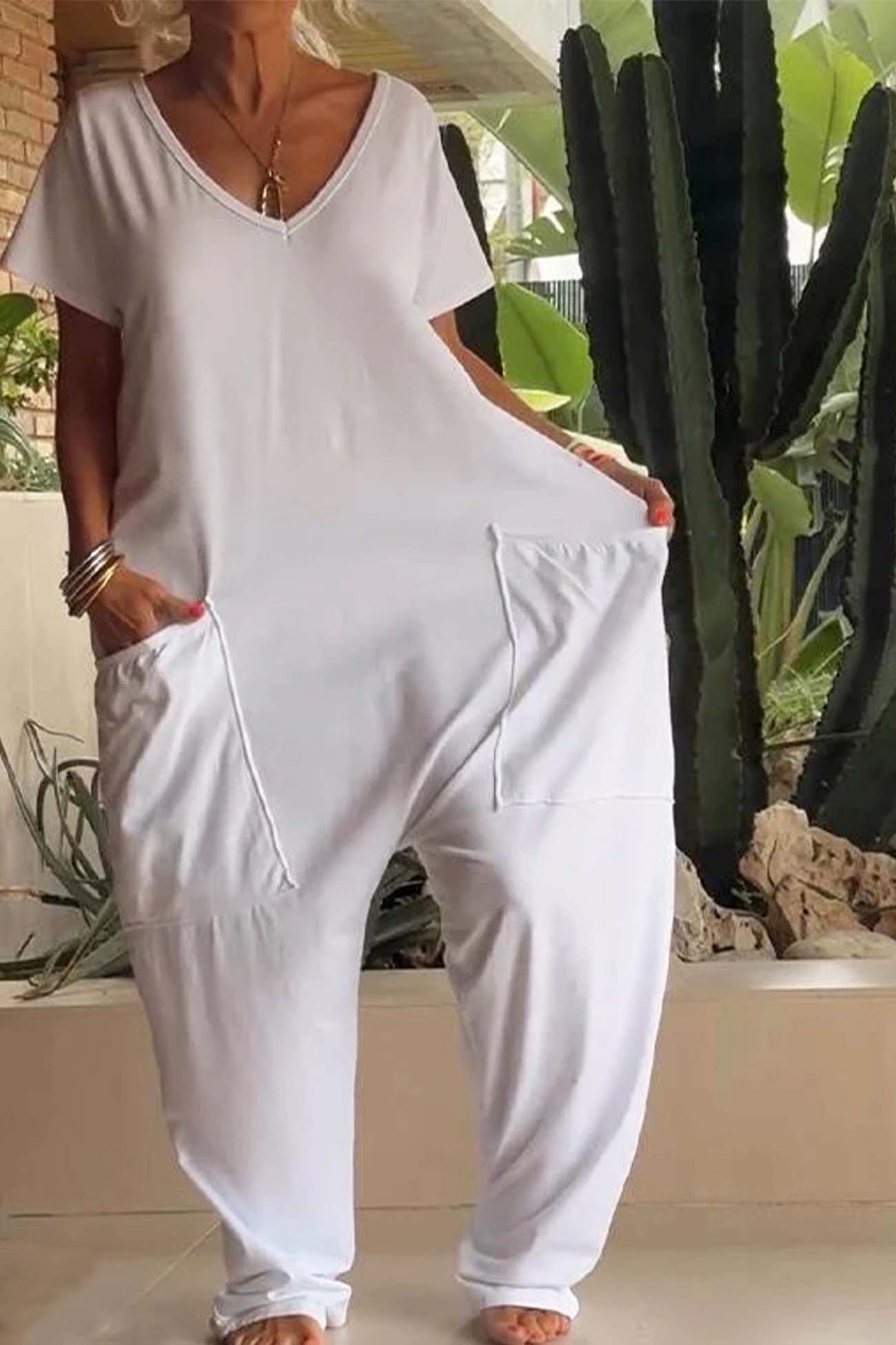 Qaia™ - Stylish Baggy Jumpsuit