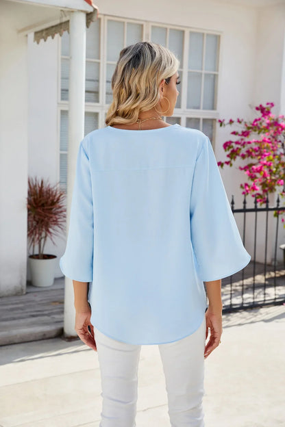 Louise - Relaxed Losvallende Blouse