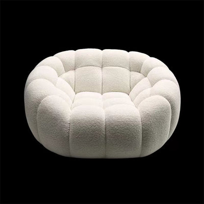 Fleece Witte Grote Pompoen Loveseat Sofa Stoel