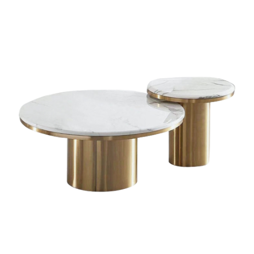 Gouden Marmeren Tafel set