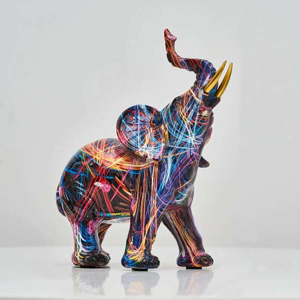 Creative Graffiti Elephant Image