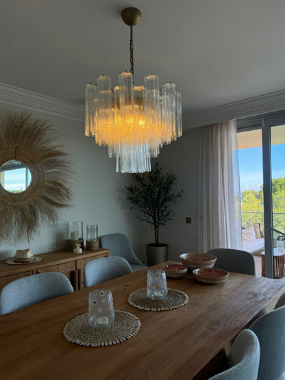 Murano Chandelier 36 Glass Tubes