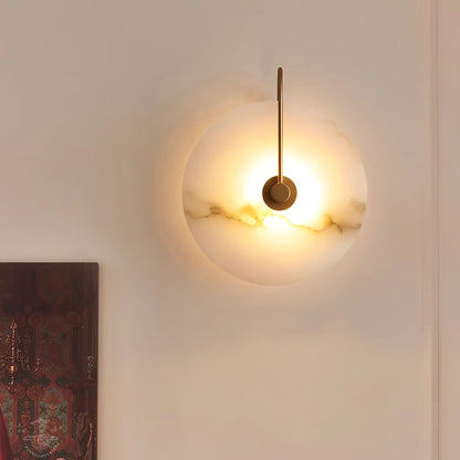 Alabaster LED wandlamp