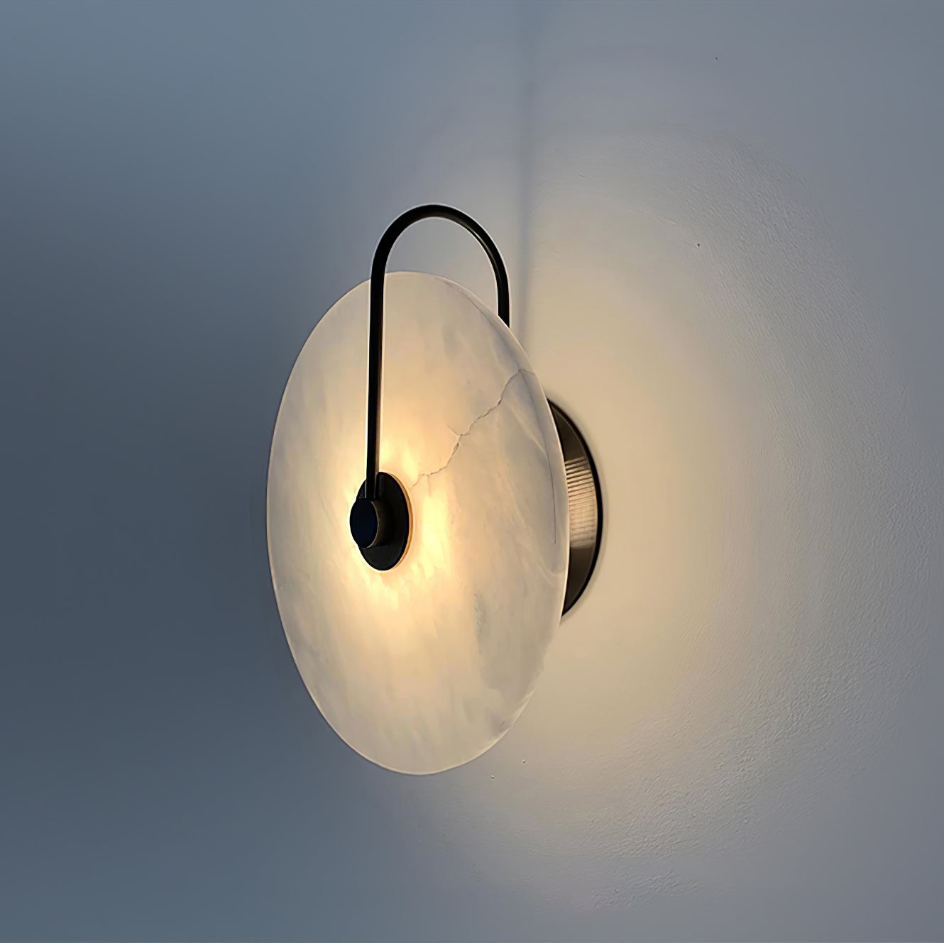 Alabaster LED wandlamp