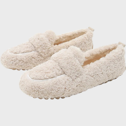 Camilla | Zachte pluche damesloafers