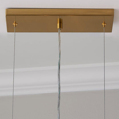 Solenne Hanglamp met Glazen Bollen