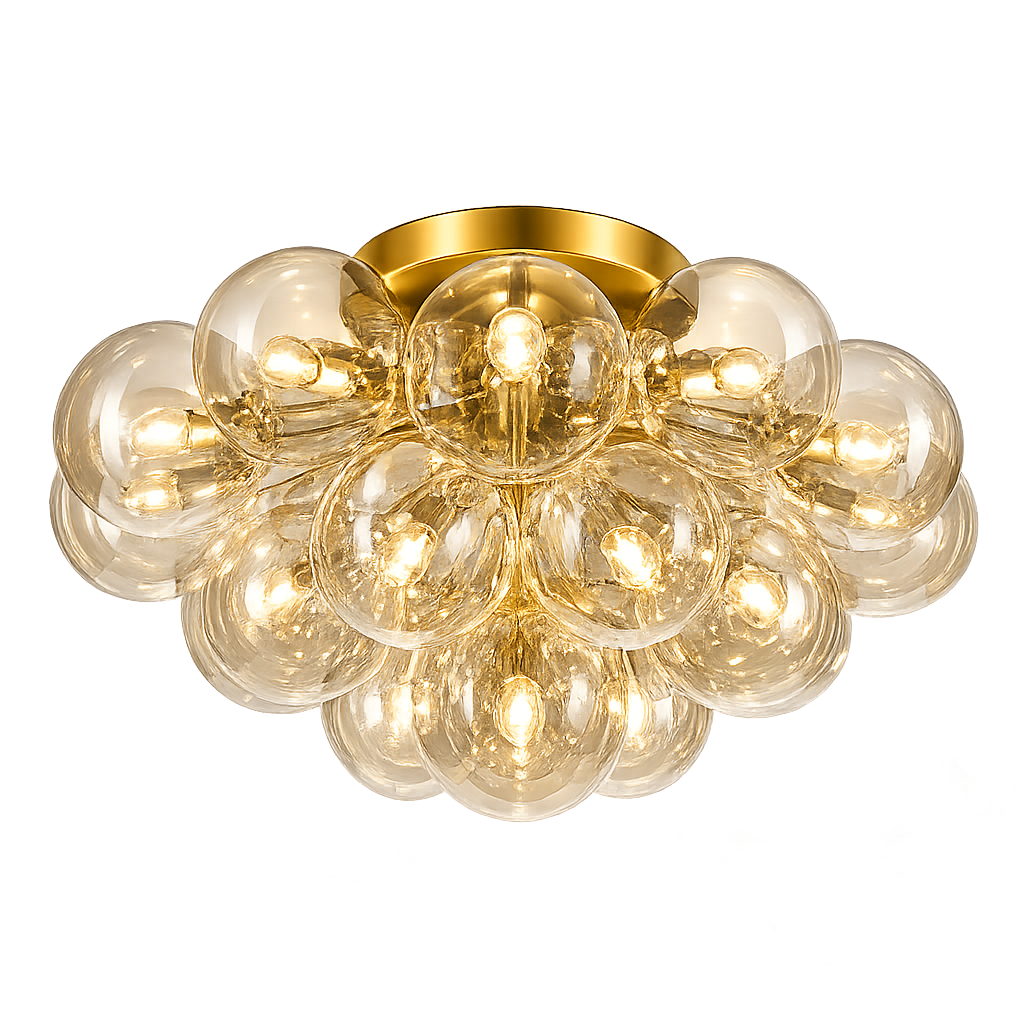 Azari Plafondlamp met Glazen Bollen