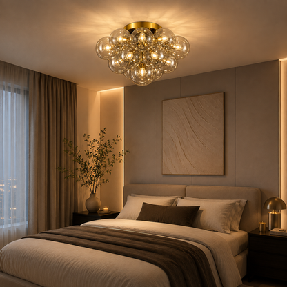 Azari Plafondlamp met Glazen Bollen