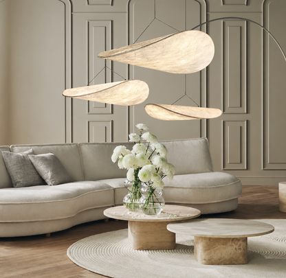 Japandi Zijden Hanglamp + 1 Gratis