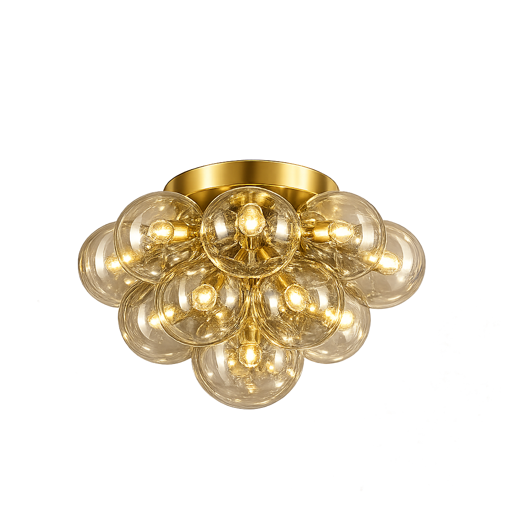 Azari Plafondlamp met Glazen Bollen