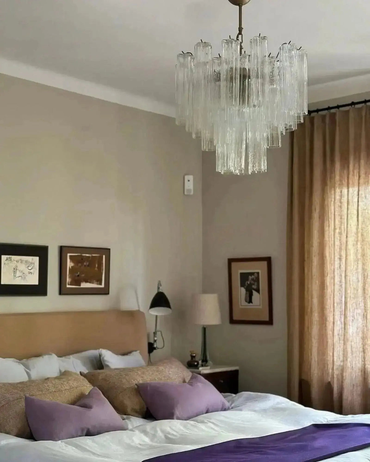 Murano Chandelier 36 Glass Tubes