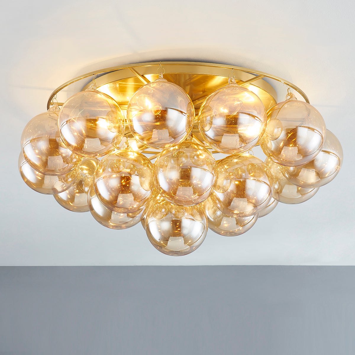 Azari Plafondlamp met Glazen Bollen