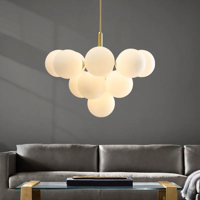 Qaia™ Hanglamp bollen, goud zilver zwart