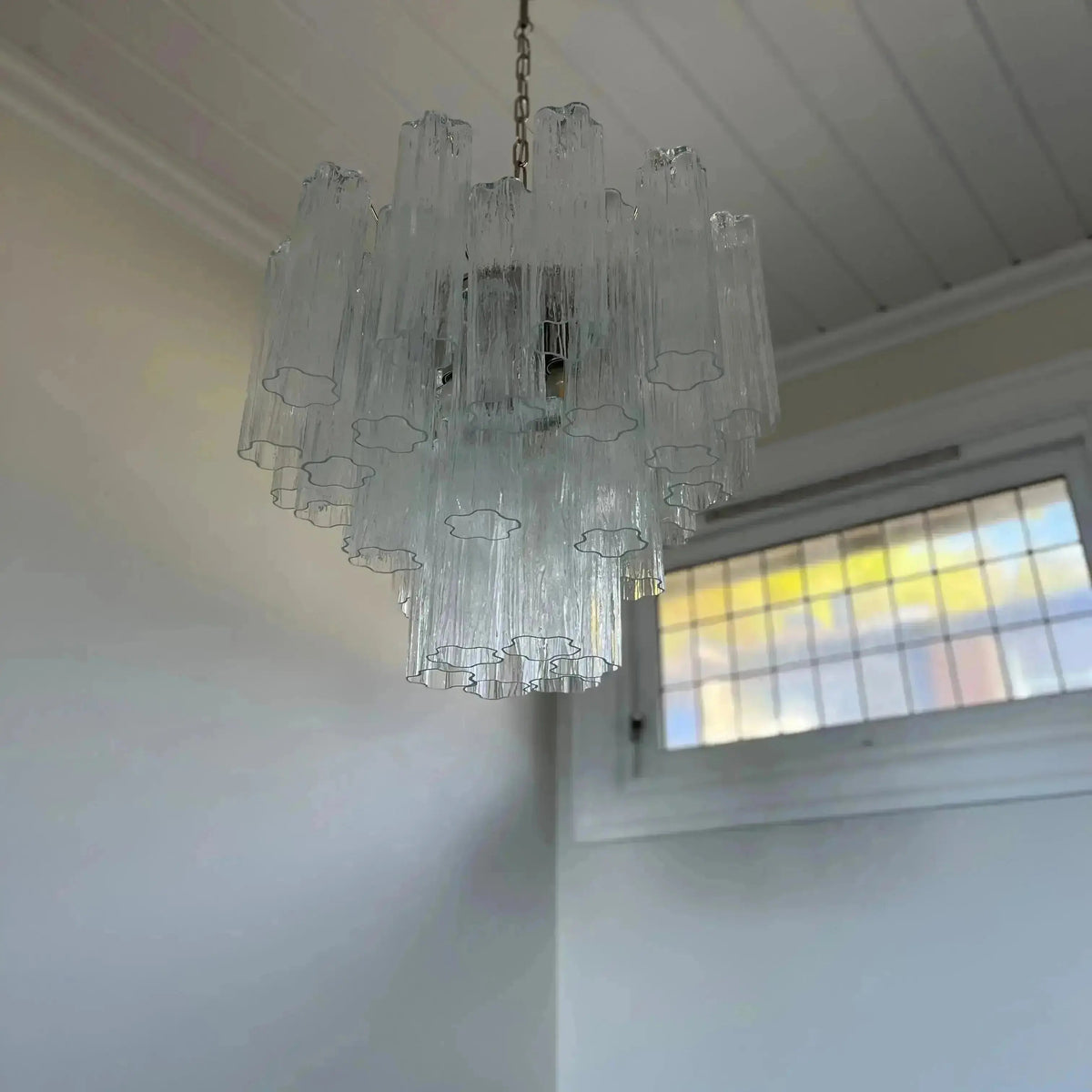 Murano Chandelier 36 Glass Tubes