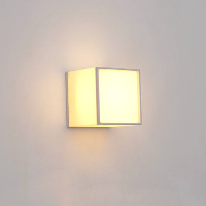 Japanse Square Linen Wandlamp