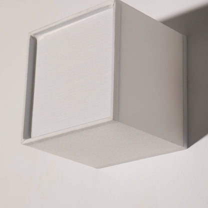 Japanse Square Linen Wandlamp