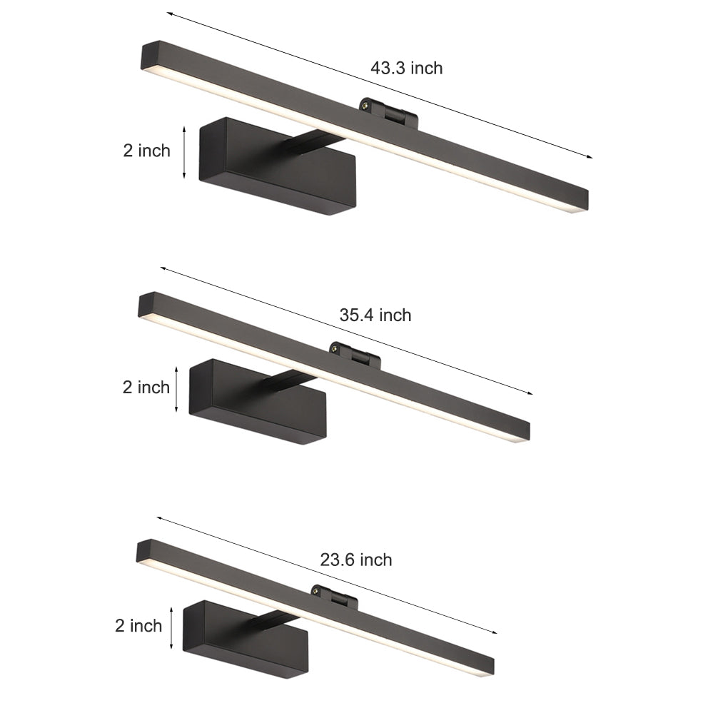 Swivel Linear LED Bathroom Lighting Painting Wall Light
