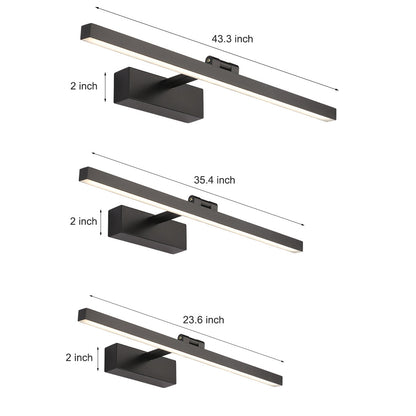 Swivel Linear LED Bathroom Lighting Painting Wall Light