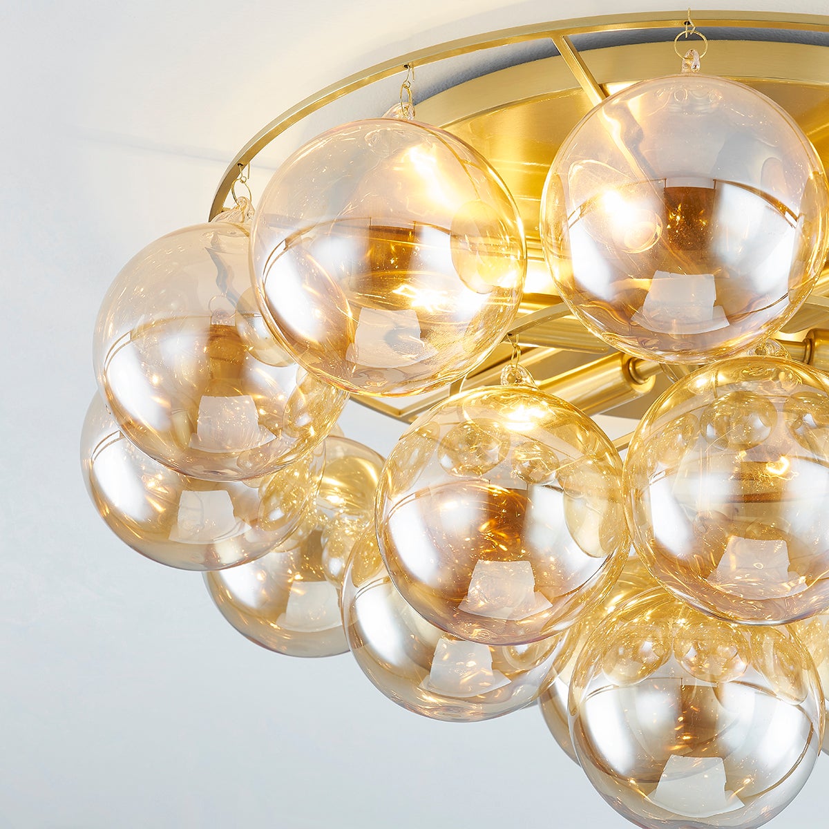 Azari Plafondlamp met Glazen Bollen