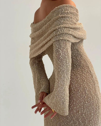 Aliyah™ - Knitted maxi jurk