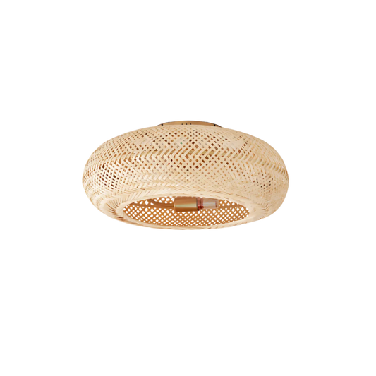 Bamboo Breeze Plafondventilator & Lamp in 1