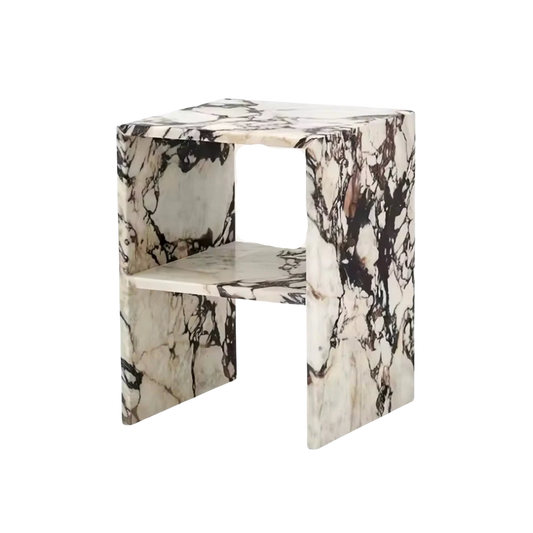 Calacatta Viola Marmer Bijzet Tafel