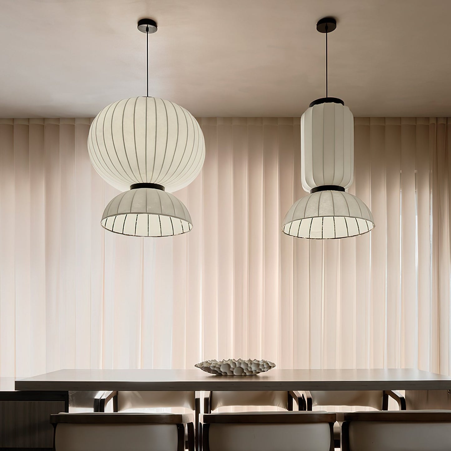 Mulberry Silk Pendant Lamp