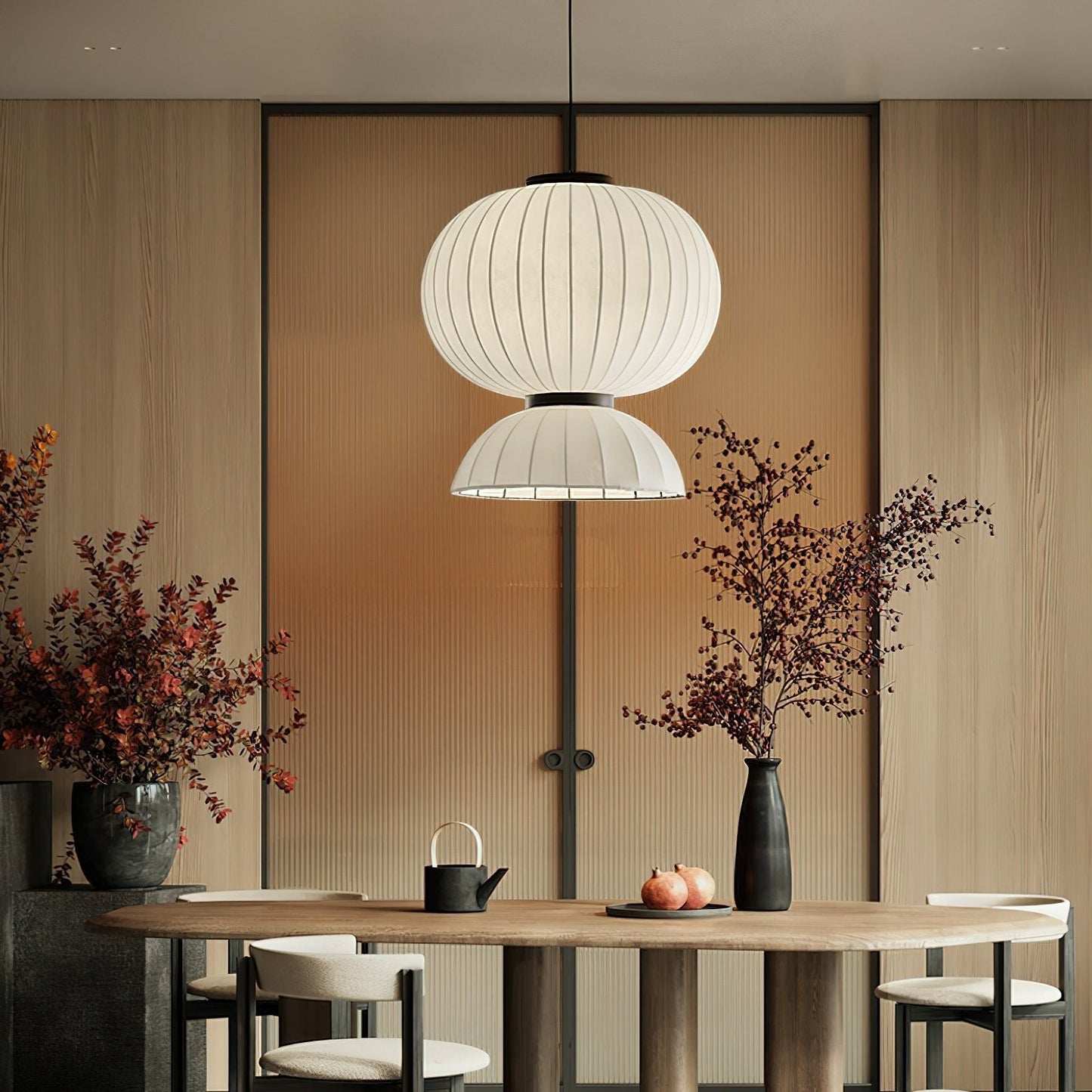 Mulberry Silk Pendant Lamp