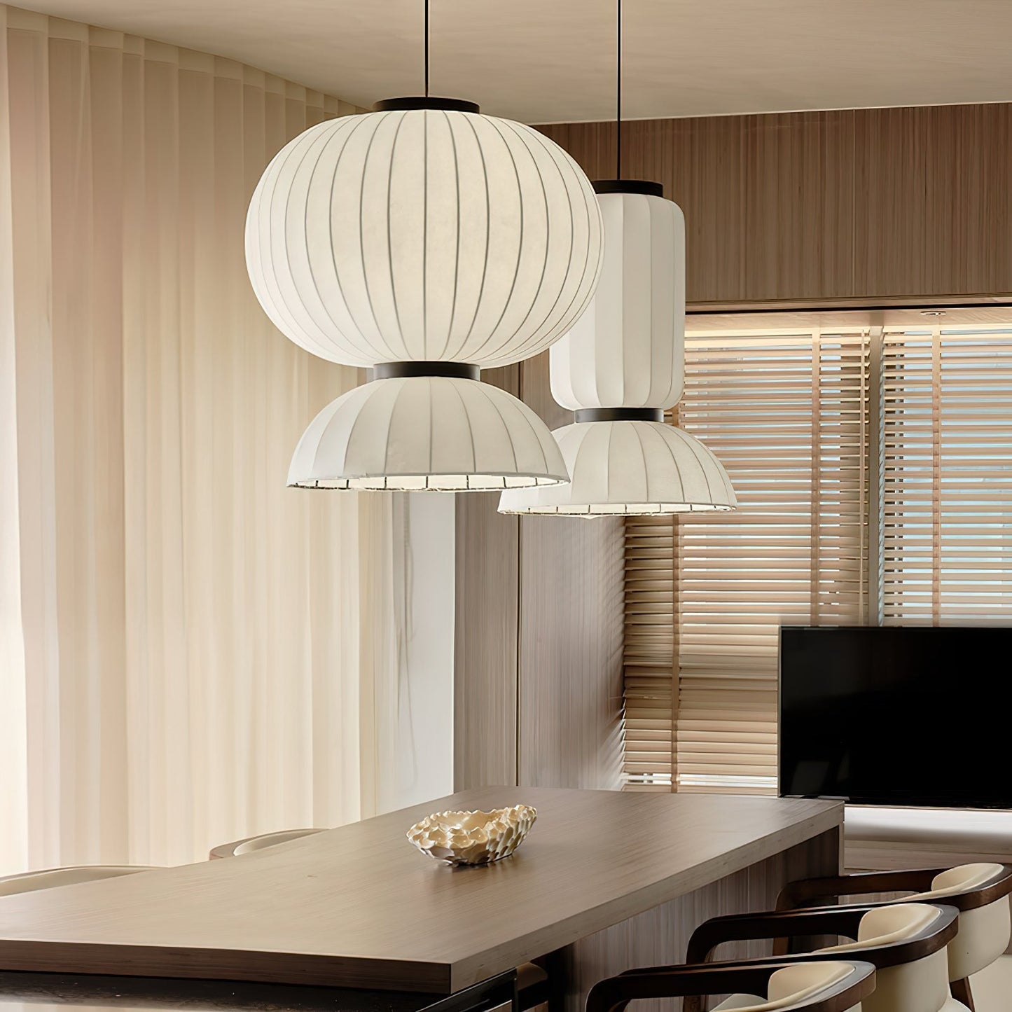 Mulberry Silk Pendant Lamp