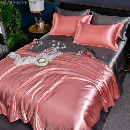 Luxury Satin Duvet Cover + 2 Pillowcases