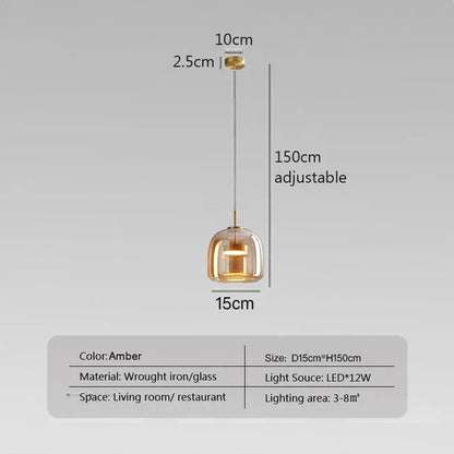 Minimalistische Glazen Hanglamp