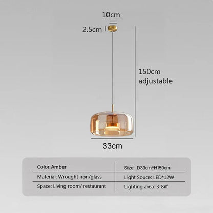 Minimalistische Glazen Hanglamp