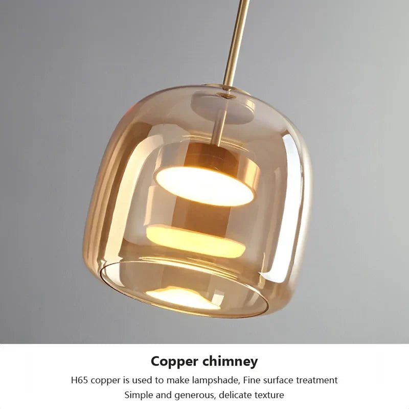 Minimalistische Glazen Hanglamp