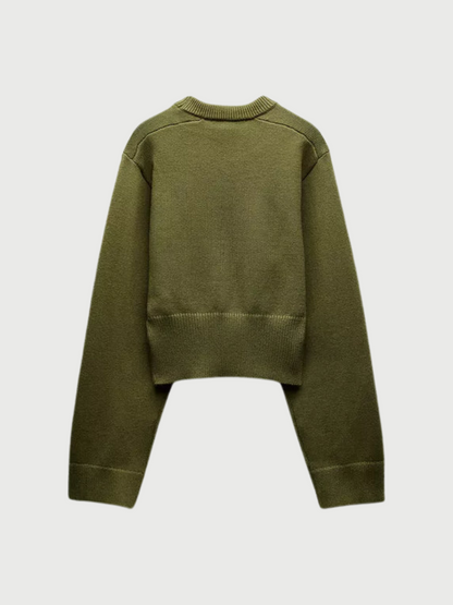 Felice | Green Sweater