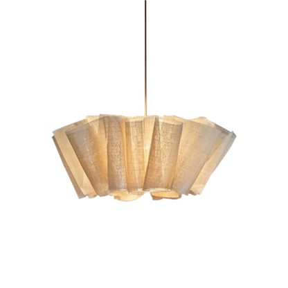 Noords Linnen Plissé Hanglamp