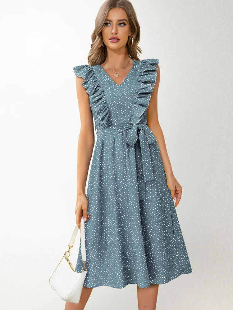 Qaia™ Polka Dot Dress