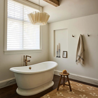 Noords Linnen Plissé Hanglamp