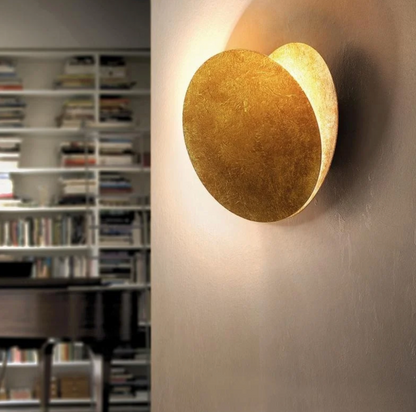 Golden Eclipse Wandlamp