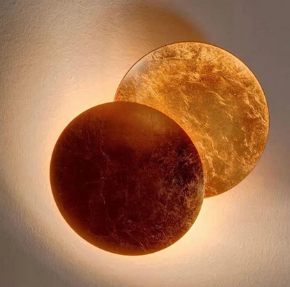 Golden Eclipse Wandlamp