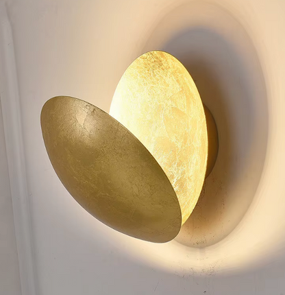 Golden Eclipse Wandlamp