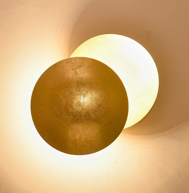 Golden Eclipse Wandlamp