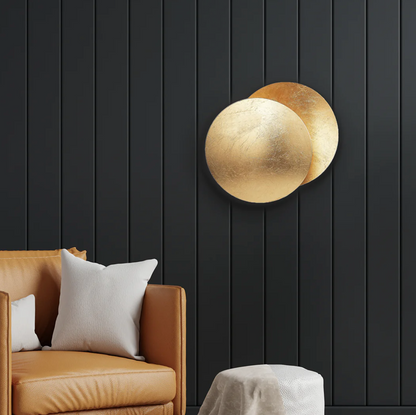 Golden Eclipse Wandlamp