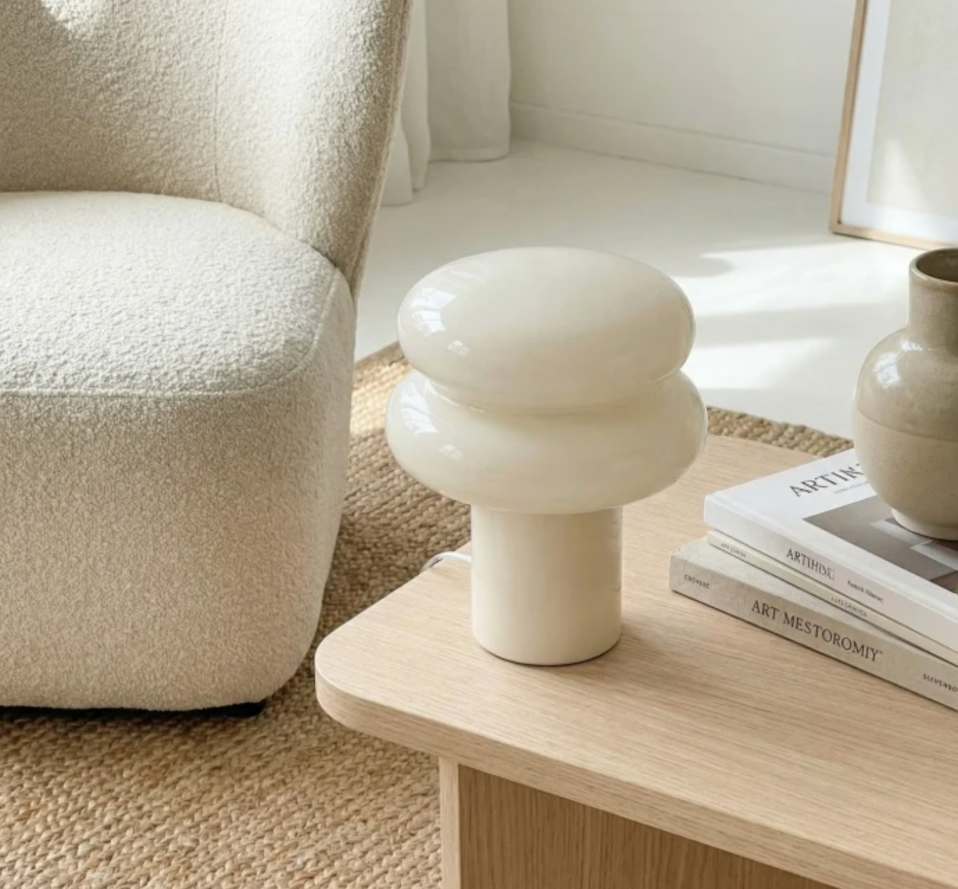 Compacte Paddenstoellamp