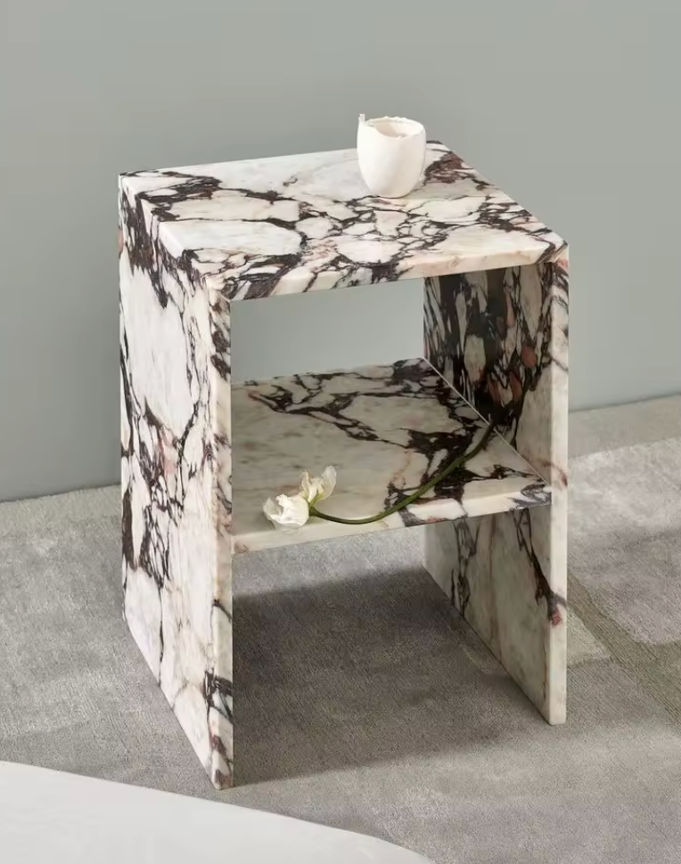 Calacatta Viola Marmer Bijzet Tafel