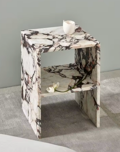 Calacatta Viola Marmer Bijzet Tafel