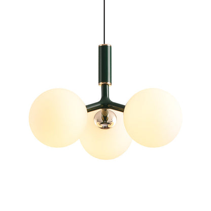 Qaia™ Luxe glazen hanglamp in Noorse stijl